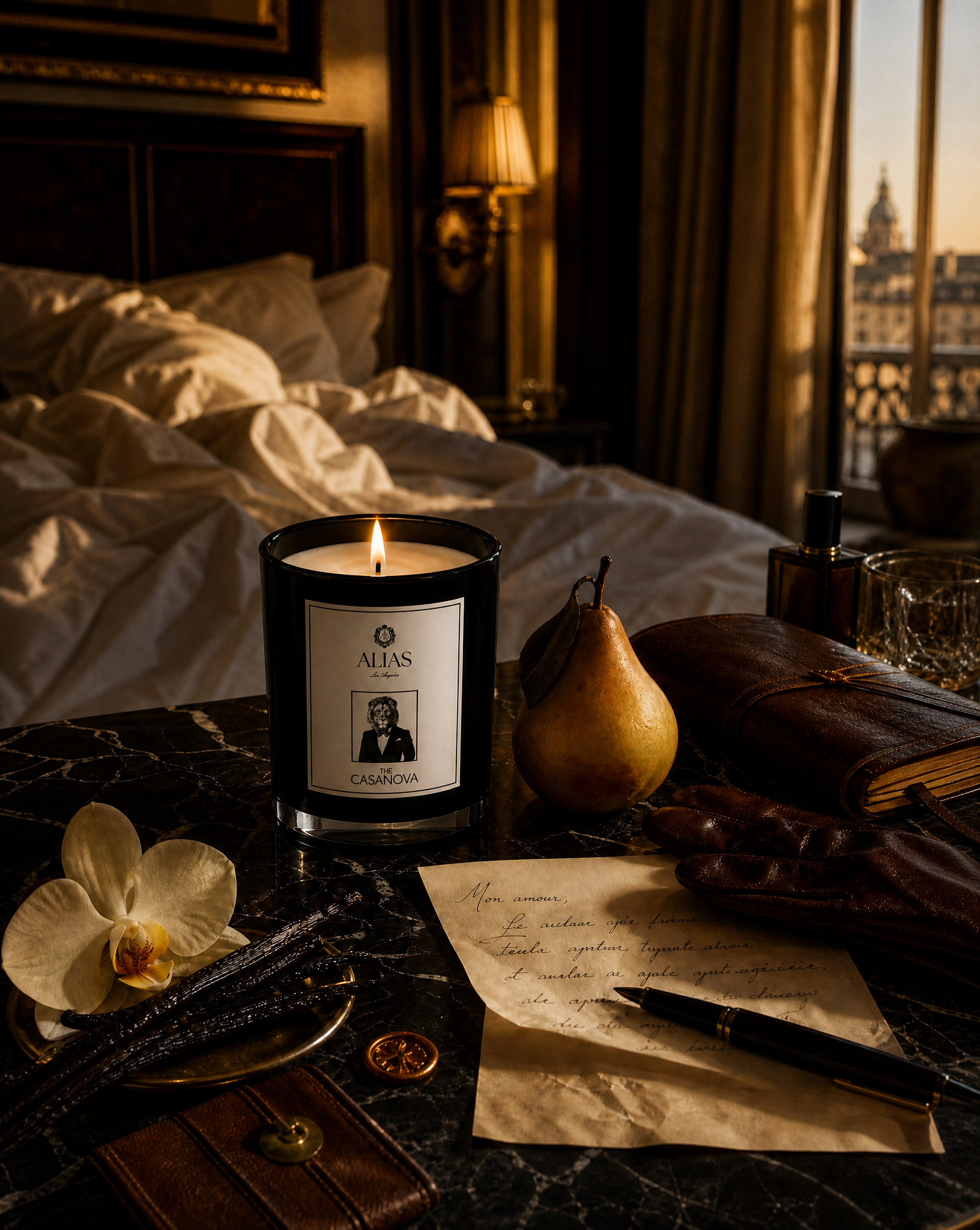 The Casanova —Notes of Vanilla, Patchouli, Pear